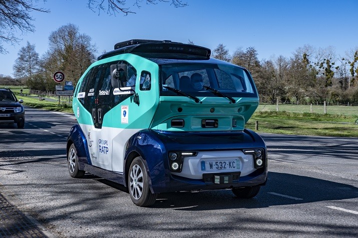 Première expérimentation d'un bus autonome pour la RATP