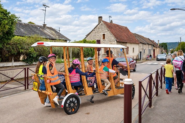 WoodyBus déployé par la Communauté d'agglomération Seine-Eure, en Normandie. Crédit photo : Guillaume Duprey_Agglo Seine-Eure.